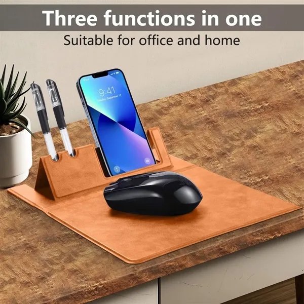 PU 3-in-1 Multifunctional Mouse Pad - PU 3-in-1 Multifunctional Mouse Pad - Image 2 of 4