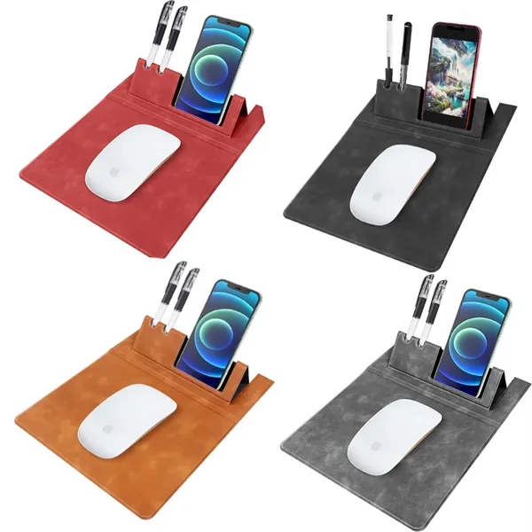 PU 3-in-1 Multifunctional Mouse Pad - PU 3-in-1 Multifunctional Mouse Pad - Image 4 of 4