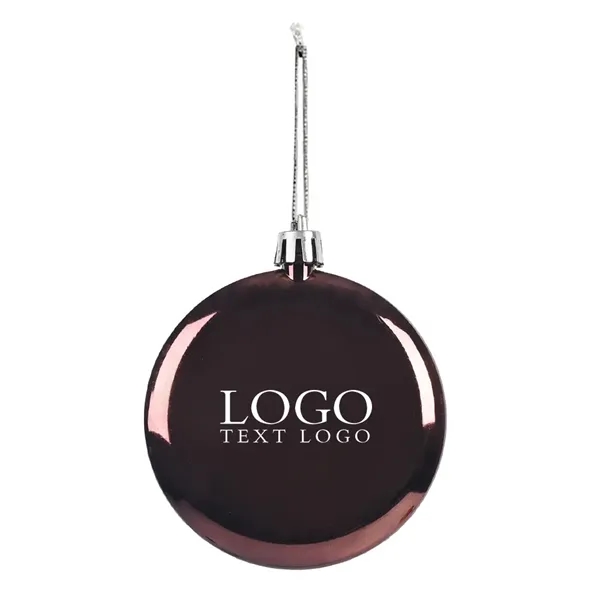 Shatter Resistant Flat Round Holiday Christmas Ornament - Shatter Resistant Flat Round Holiday Christmas Ornament - Image 6 of 6