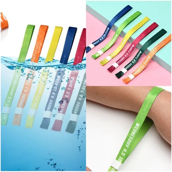 Custom Disposable Thermal Transfer Wristband For Events - Custom Disposable Thermal Transfer Wristband For Events - Image 1 of 2
