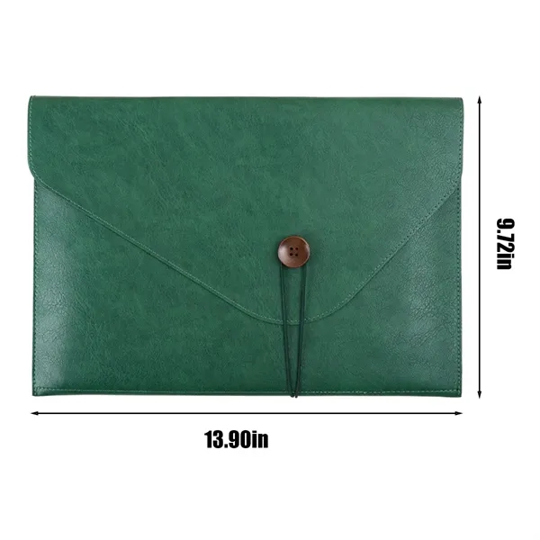 Leather file folder document holder waterproof portfolio - Leather file folder document holder waterproof portfolio - Image 1 of 4