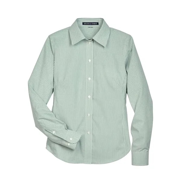 Devon & Jones Women's Crown Collection® Banker Stripe Wov... - Devon & Jones Women's Crown Collection® Banker Stripe Wov... - Image 2 of 15