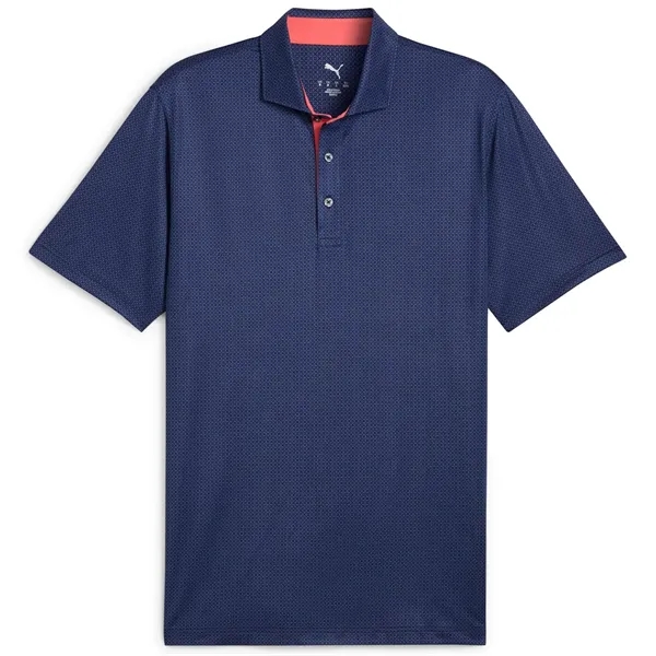 PUMA® MATTR Tile UPF 40+ Men's Golf Polo Shirt - PUMA® MATTR Tile UPF 40+ Men's Golf Polo Shirt - Image 3 of 6