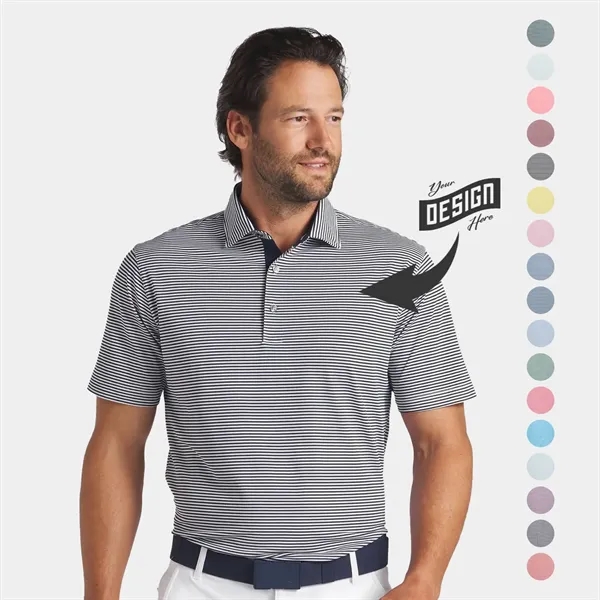 PUMA® Isle Pique Moisture Wicking Men's Golf Polo Shirt - PUMA® Isle Pique Moisture Wicking Men's Golf Polo Shirt - Image 0 of 18