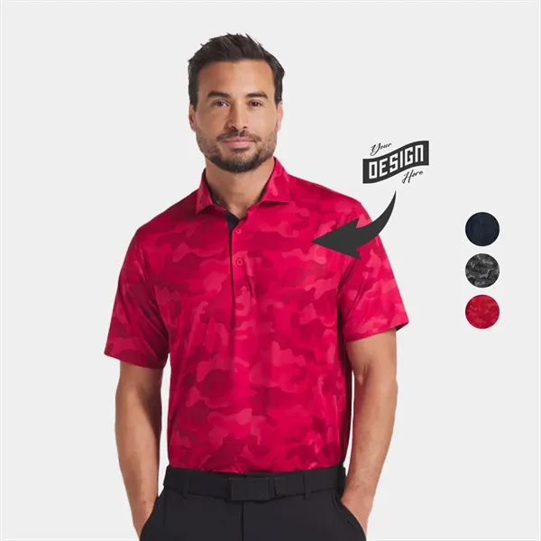 PUMA® Volition Camo UPF 40+ Men's Game Golf Polo Shirt - PUMA® Volition Camo UPF 40+ Men's Game Golf Polo Shirt - Image 0 of 4