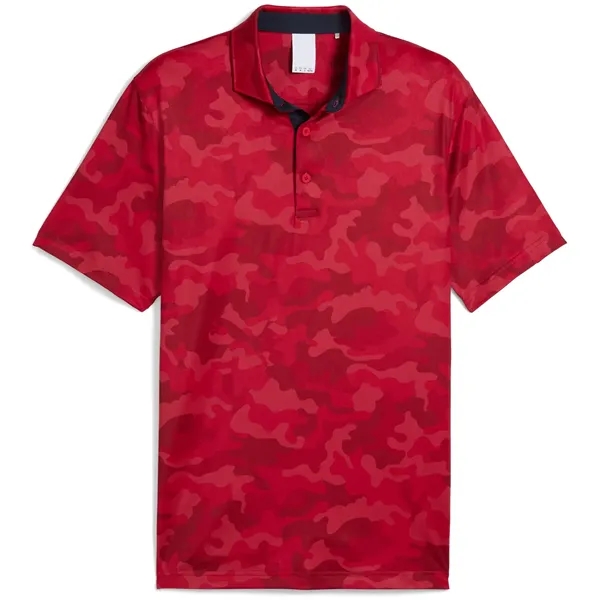PUMA® Volition Camo UPF 40+ Men's Game Golf Polo Shirt - PUMA® Volition Camo UPF 40+ Men's Game Golf Polo Shirt - Image 4 of 4