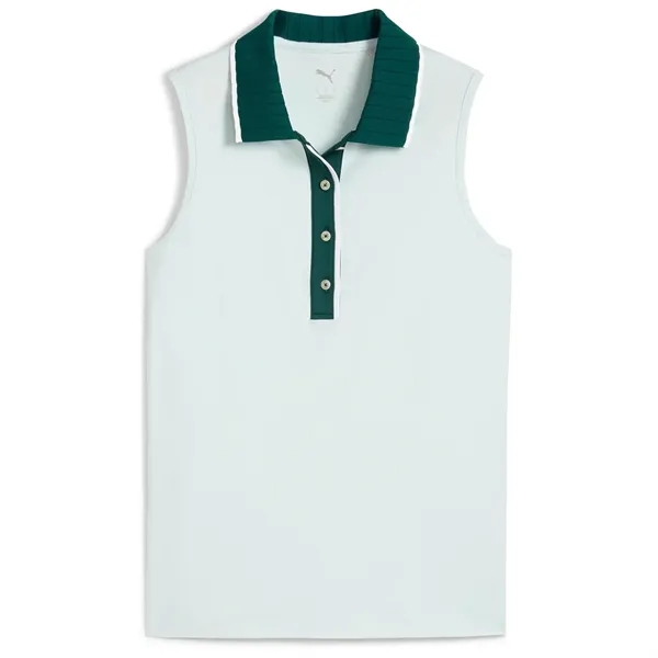 PUMA® CLOUDSPUN Bridges Women's Sleeveless Golf Polo Shirt - PUMA® CLOUDSPUN Bridges Women's Sleeveless Golf Polo Shirt - Image 3 of 3