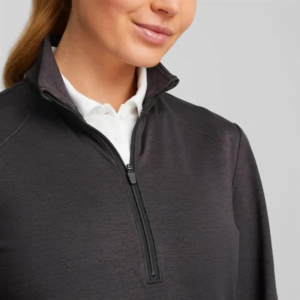 PUMA® CLOUDSPUN Rockaway UPF 40+ Women's Golf Quarter Zip - PUMA® CLOUDSPUN Rockaway UPF 40+ Women's Golf Quarter Zip - Image 2 of 5