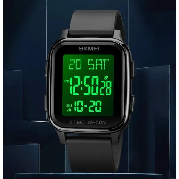 Multi-Function Square Digital Watch - Multi-Function Square Digital Watch - Image 2 of 4