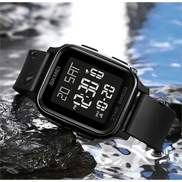 Multi-Function Square Digital Watch - Multi-Function Square Digital Watch - Image 4 of 4