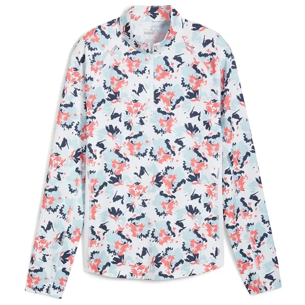 PUMA® YouV Borrego UPF 50+ Women's Golf Quarter Zip - PUMA® YouV Borrego UPF 50+ Women's Golf Quarter Zip - Image 3 of 3
