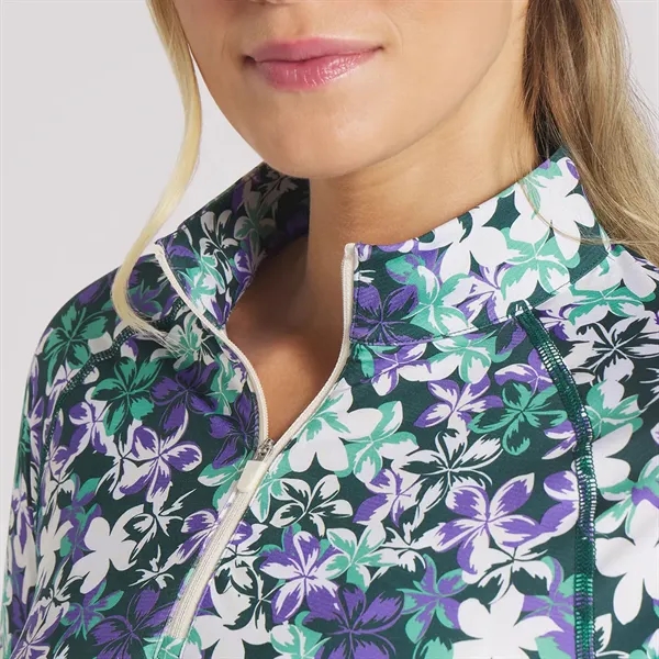 PUMA® YouV Lillie UPF 50+ Women's Golf Quarter Zip - PUMA® YouV Lillie UPF 50+ Women's Golf Quarter Zip - Image 2 of 3