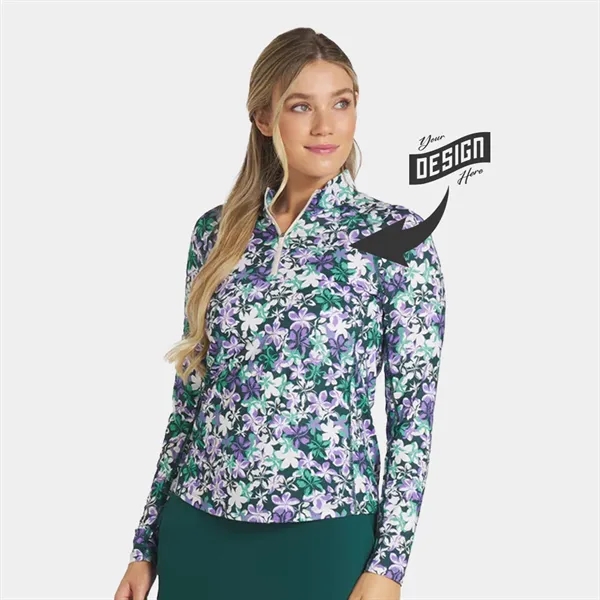 PUMA® YouV Lillie UPF 50+ Women's Golf Quarter Zip - PUMA® YouV Lillie UPF 50+ Women's Golf Quarter Zip - Image 0 of 3