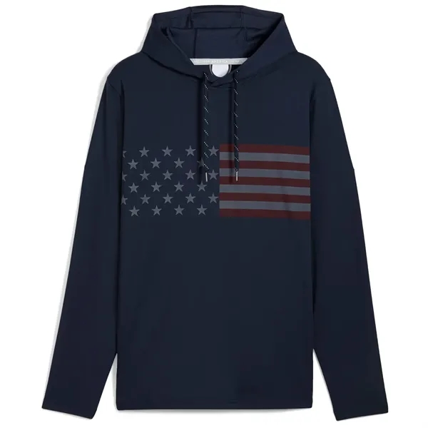PUMA® Volition Flag UPF 50+ Men's Golf Hoodie - PUMA® Volition Flag UPF 50+ Men's Golf Hoodie - Image 3 of 5