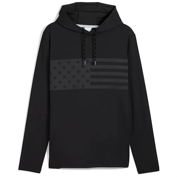 PUMA® Volition Flag UPF 50+ Men's Golf Hoodie - PUMA® Volition Flag UPF 50+ Men's Golf Hoodie - Image 4 of 5