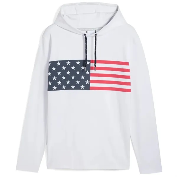 PUMA® Volition Flag UPF 50+ Men's Golf Hoodie - PUMA® Volition Flag UPF 50+ Men's Golf Hoodie - Image 5 of 5