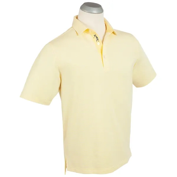 Bobby Jones Men's Performance Jersey Mini Feed-Stripe Polo - Bobby Jones Men's Performance Jersey Mini Feed-Stripe Polo - Image 3 of 7