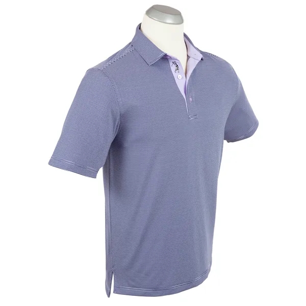 Bobby Jones Men's Performance Jersey Mini Feed-Stripe Polo - Bobby Jones Men's Performance Jersey Mini Feed-Stripe Polo - Image 5 of 7