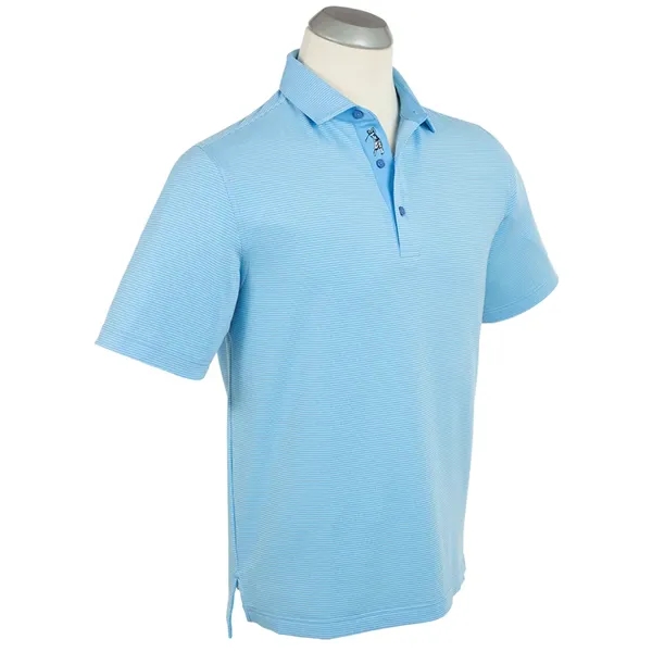 Bobby Jones Men's Performance Jersey Mini Feed-Stripe Polo - Bobby Jones Men's Performance Jersey Mini Feed-Stripe Polo - Image 7 of 7
