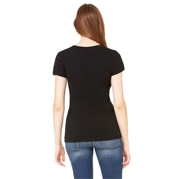 Bella + Canvas Ladies' Jersey Short-Sleeve V-Neck T-Shirt - Bella + Canvas Ladies' Jersey Short-Sleeve V-Neck T-Shirt - Image 47 of 78