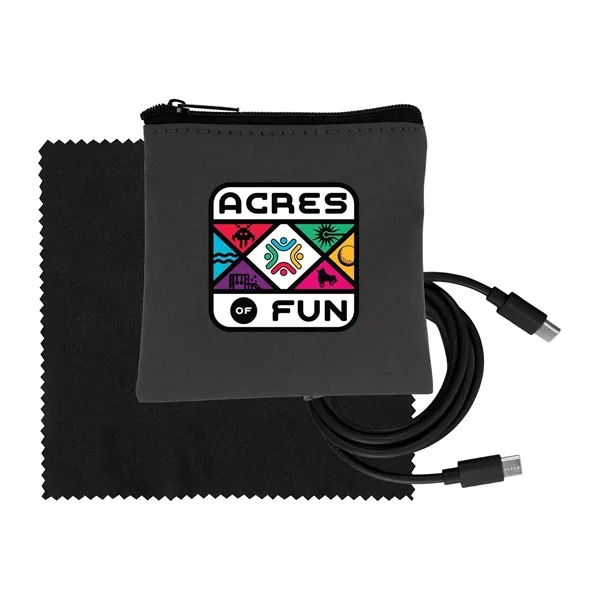 Gray Executive C to C Cable & Cloth Set - Gray Executive C to C Cable & Cloth Set - Image 1 of 18