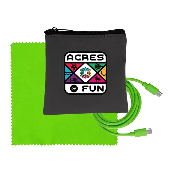 Gray Executive C to C Cable & Cloth Set - Gray Executive C to C Cable & Cloth Set - Image 6 of 18