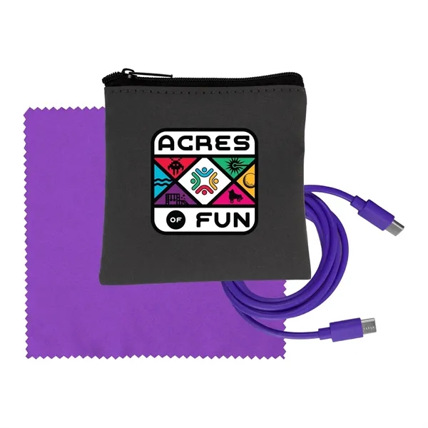 Gray Executive C to C Cable & Cloth Set - Gray Executive C to C Cable & Cloth Set - Image 10 of 18