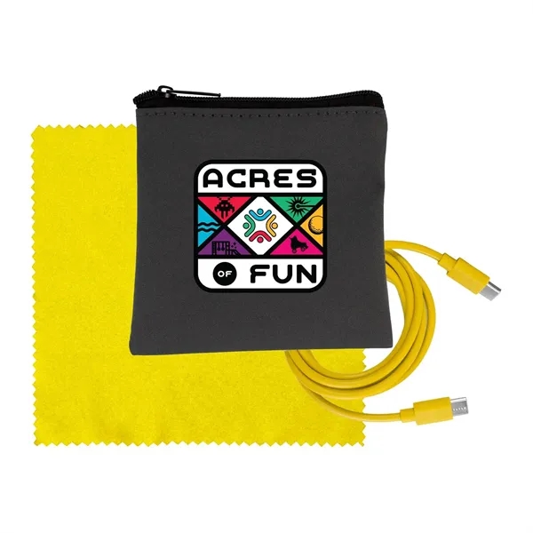 Gray Executive C to C Cable & Cloth Set - Gray Executive C to C Cable & Cloth Set - Image 16 of 18