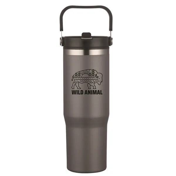 30 oz Double Wall Tumbler with Carrier - 30 oz Double Wall Tumbler with Carrier - Image 6 of 15