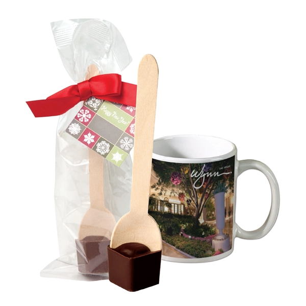 11 oz. Full Color Mug with Hot Cocoa - 11 oz. Full Color Mug with Hot Cocoa - Image 1 of 1