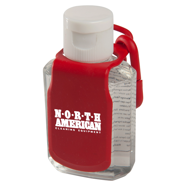 Hand Sanitizer with Carabiner Clip 2 oz - Hand Sanitizer with Carabiner Clip 2 oz - Image 0 of 11