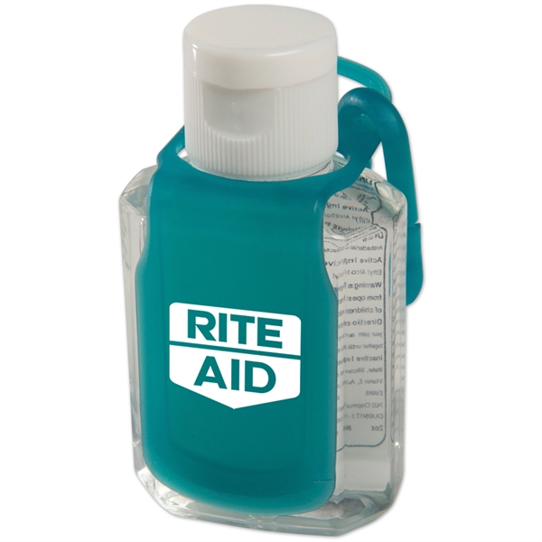Hand Sanitizer with Carabiner Clip 2 oz - Hand Sanitizer with Carabiner Clip 2 oz - Image 1 of 11