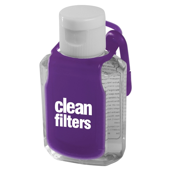 Hand Sanitizer with Carabiner Clip 2 oz - Hand Sanitizer with Carabiner Clip 2 oz - Image 2 of 11