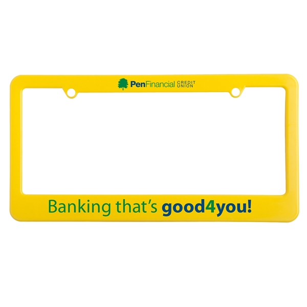 License Plate Frame (2 Holes - Straight Bottom) - License Plate Frame (2 Holes - Straight Bottom) - Image 4 of 10