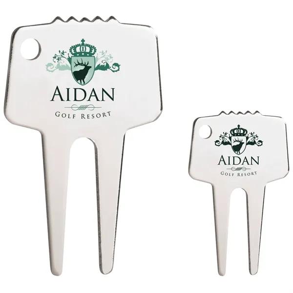 Silver-Tone Divot Repair Tool - Silver-Tone Divot Repair Tool - Image 1 of 2