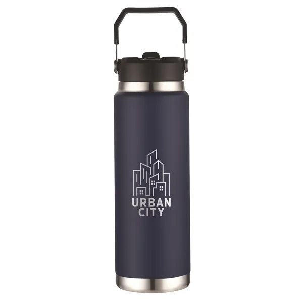 30oz Vacuum Water Bottle with Stainless Steel Handle - 30oz Vacuum Water Bottle with Stainless Steel Handle - Image 10 of 16