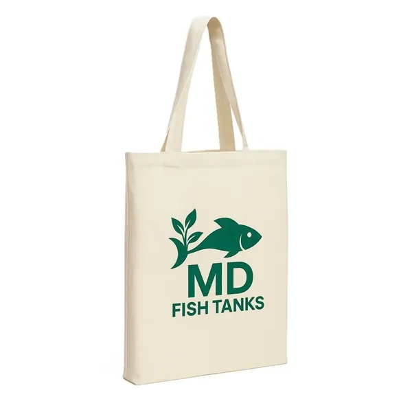 Cotton Economical Tote w/3" Gusset - Natural - Cotton Economical Tote w/3" Gusset - Natural - Image 0 of 1