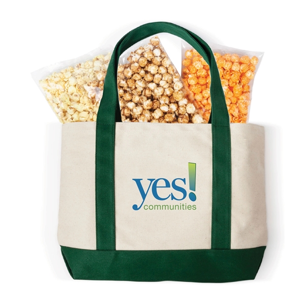 Custom Canvas Boat Tote Gift Set