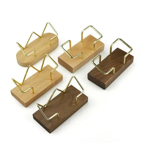 Wooden Creative Business Card Display - Wooden Creative Business Card Display - Image 1 of 9