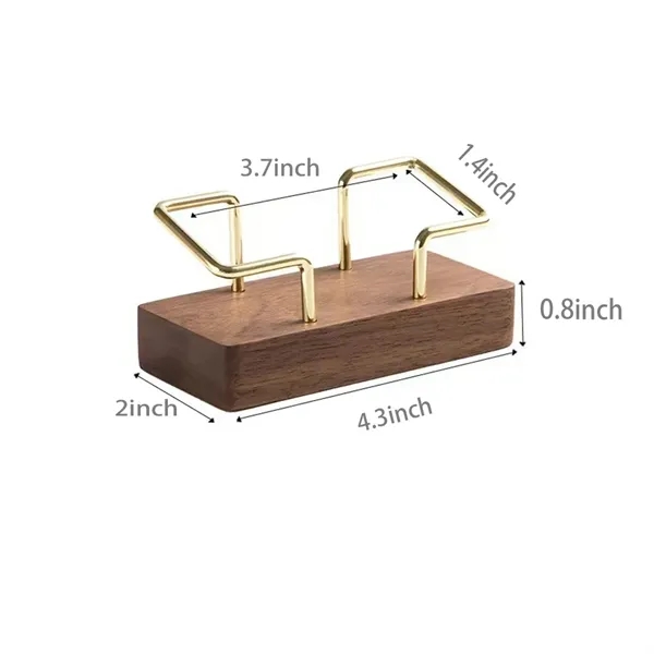 Wooden Creative Business Card Display - Wooden Creative Business Card Display - Image 2 of 9