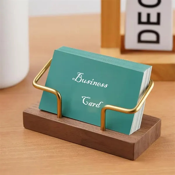 Wooden Creative Business Card Display - Wooden Creative Business Card Display - Image 8 of 9