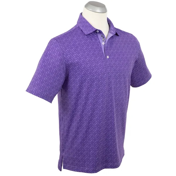 Bobby Jones Men's Performance Argyle Print Polo - Bobby Jones Men's Performance Argyle Print Polo - Image 0 of 2