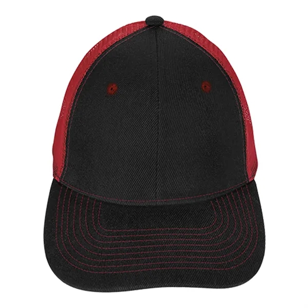 Mid-Profile Accent Mesh Snapback Cap - Mid-Profile Accent Mesh Snapback Cap - Image 6 of 6