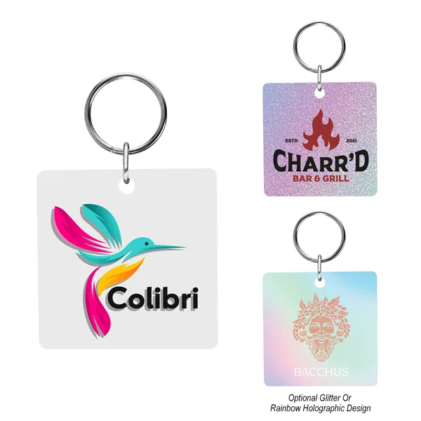 Acrylic Key Tag - Square - Acrylic Key Tag - Square - Image 0 of 4
