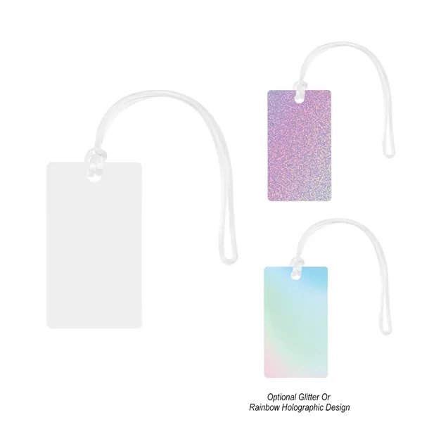 Acrylic Bag Tag - Rectangle - Acrylic Bag Tag - Rectangle - Image 2 of 3