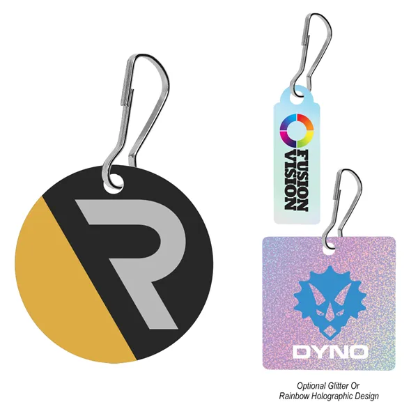 Acrylic Zipper Pull - Custom Shape 3" - Acrylic Zipper Pull - Custom Shape 3" - Image 0 of 3