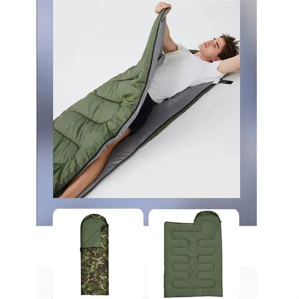 Outdoor Cold-proof Thermal Camping Sleeping Bag - Outdoor Cold-proof Thermal Camping Sleeping Bag - Image 4 of 5
