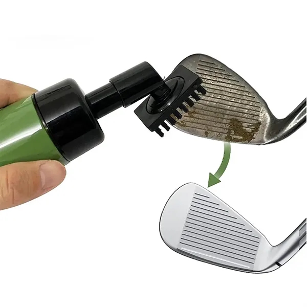 Golf Club Cleaning Brush with Carabiner and Groove Cleaner - Golf Club Cleaning Brush with Carabiner and Groove Cleaner - Image 4 of 5