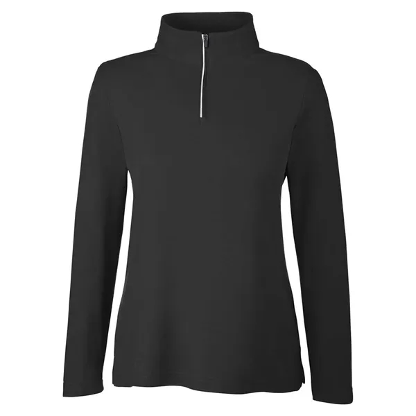 CORE365 Women's Fusion ChromaSoft™ Pique Quarter-Zip Pull... - CORE365 Women's Fusion ChromaSoft™ Pique Quarter-Zip Pull... - Image 1 of 24