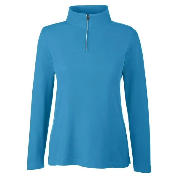 CORE365 Women's Fusion ChromaSoft™ Pique Quarter-Zip Pull... - CORE365 Women's Fusion ChromaSoft™ Pique Quarter-Zip Pull... - Image 15 of 24